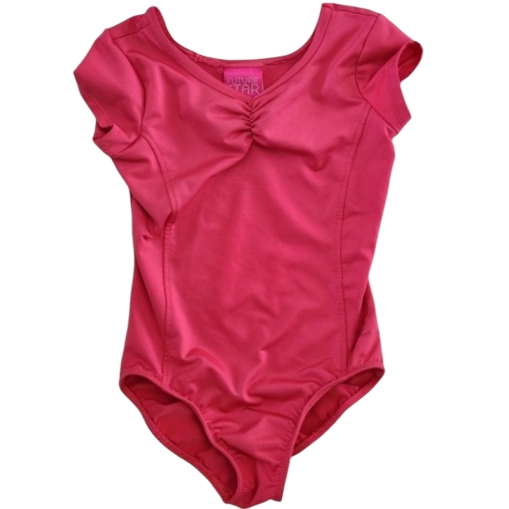 Capezio Pink by Future Star Cap Sleeve Girls Dance And Gymnastics‎ Leotard